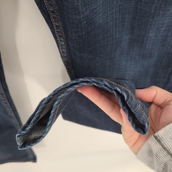 Hudson Jeans Mens 32 X 30 Blue Byron Straight‎ Leg Mid Rise Button Fly Stretch - Picture 10 of 13